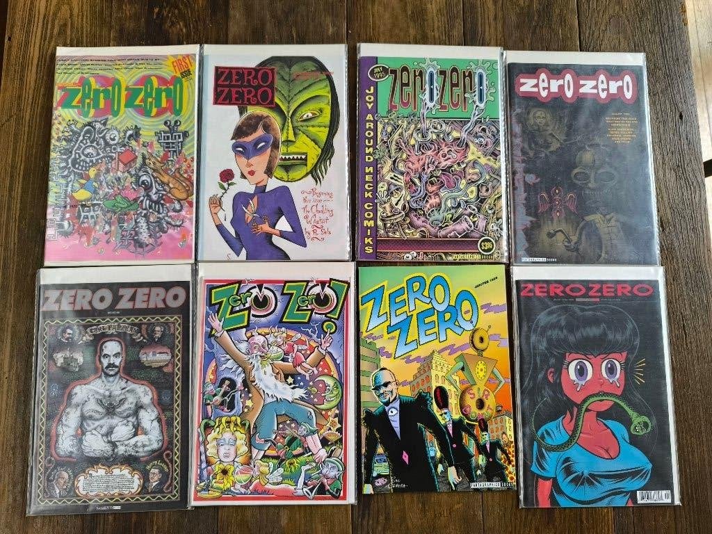 Set van 24 stripboeken Zero Zero #1 -27 Fantagraphics 1995, Boeken, Strips | Comics, Gelezen, Amerika, Ophalen of Verzenden, Meerdere comics