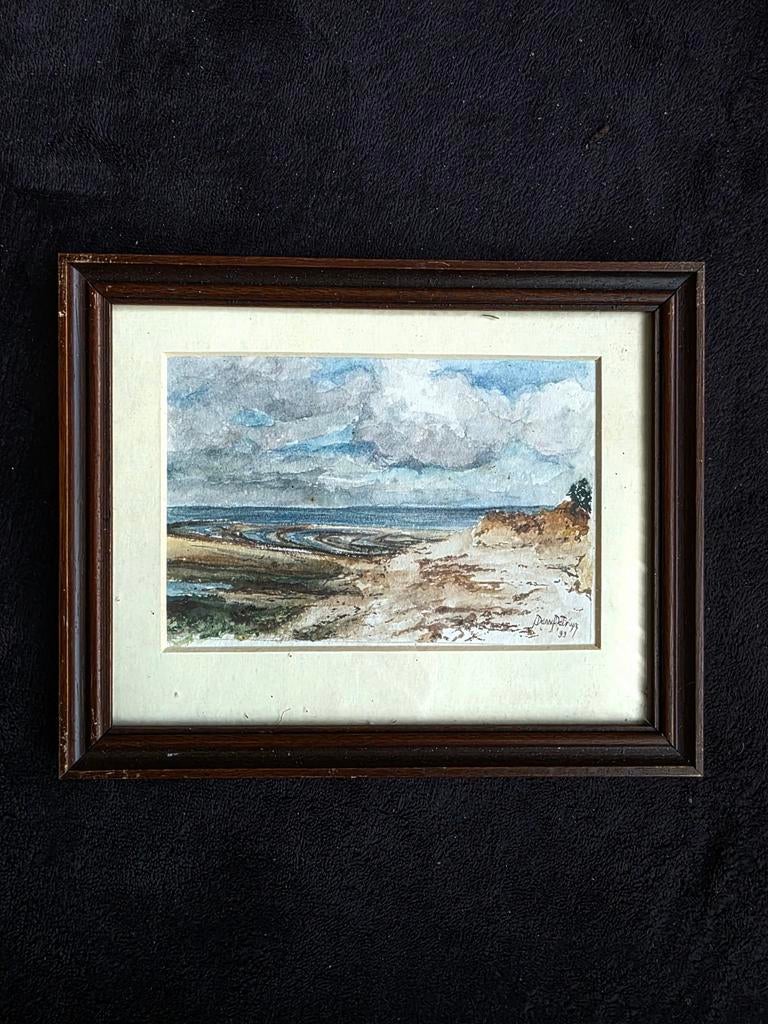 Aquarel. Kust in Frankrijk., Enlèvement