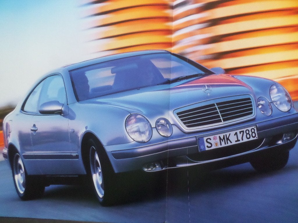 Mercedes CLK Coupe 09-1998 Brochure, Ophalen of Verzenden, Mercedes