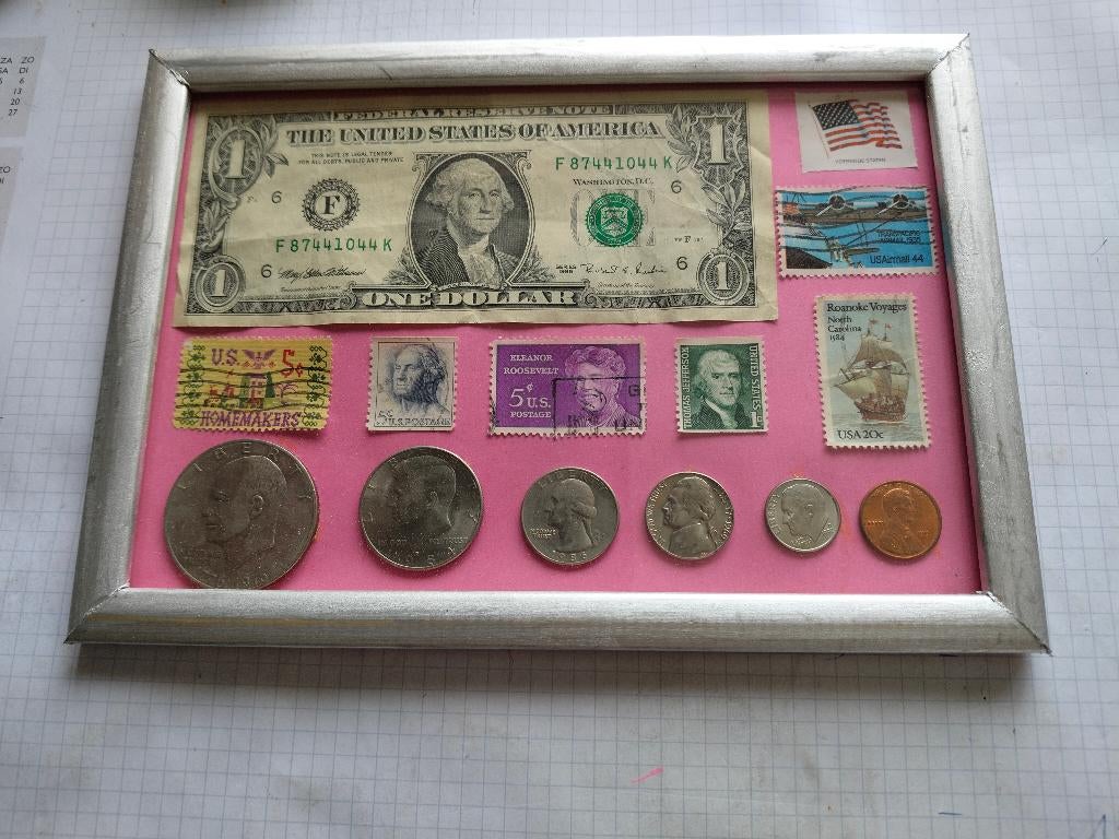 postzegels , munten , Verenigde Staten, Postzegels en Munten, Ophalen of Verzenden, Noord-Amerika, Setje