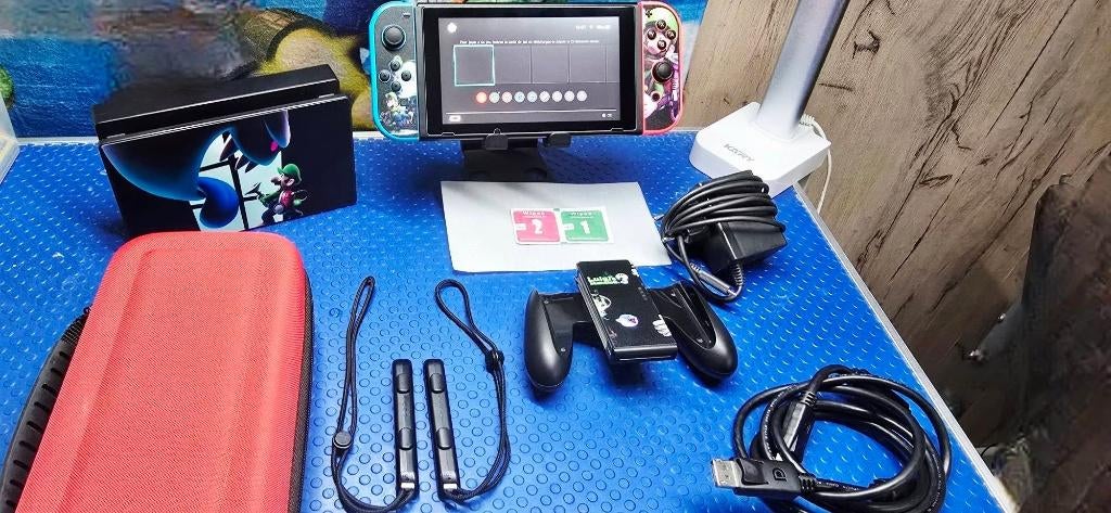 CONSOLE NINTENDO SWITCH : custom luigi's + jeu + garantie, Consoles de jeu & Jeux vidéo, Jeux | Nintendo Switch, Utilisé, Enlèvement ou Envoi