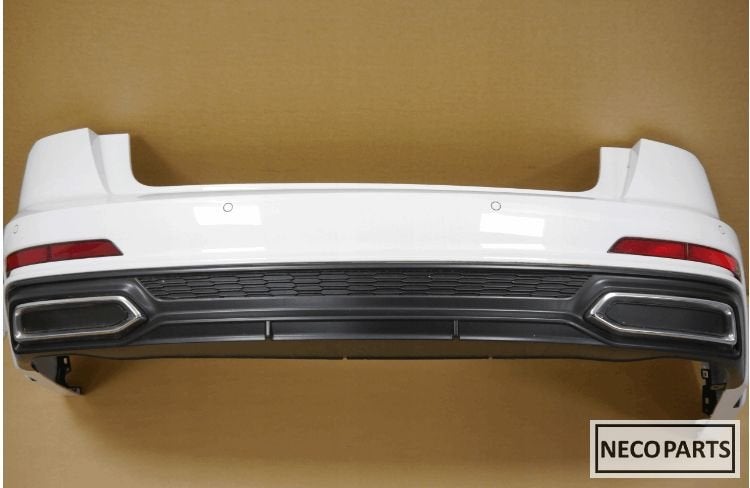 AUDI A6 C8 ACHTERBUMPER ORIGINEEL 6xPDC S-LINE LS9R SEDAN, Auto-onderdelen, Gebruikt, -, -, Achter