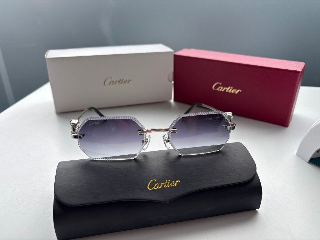 Lunettes de soleil Cartier Diamond Cut, Enlèvement ou Envoi