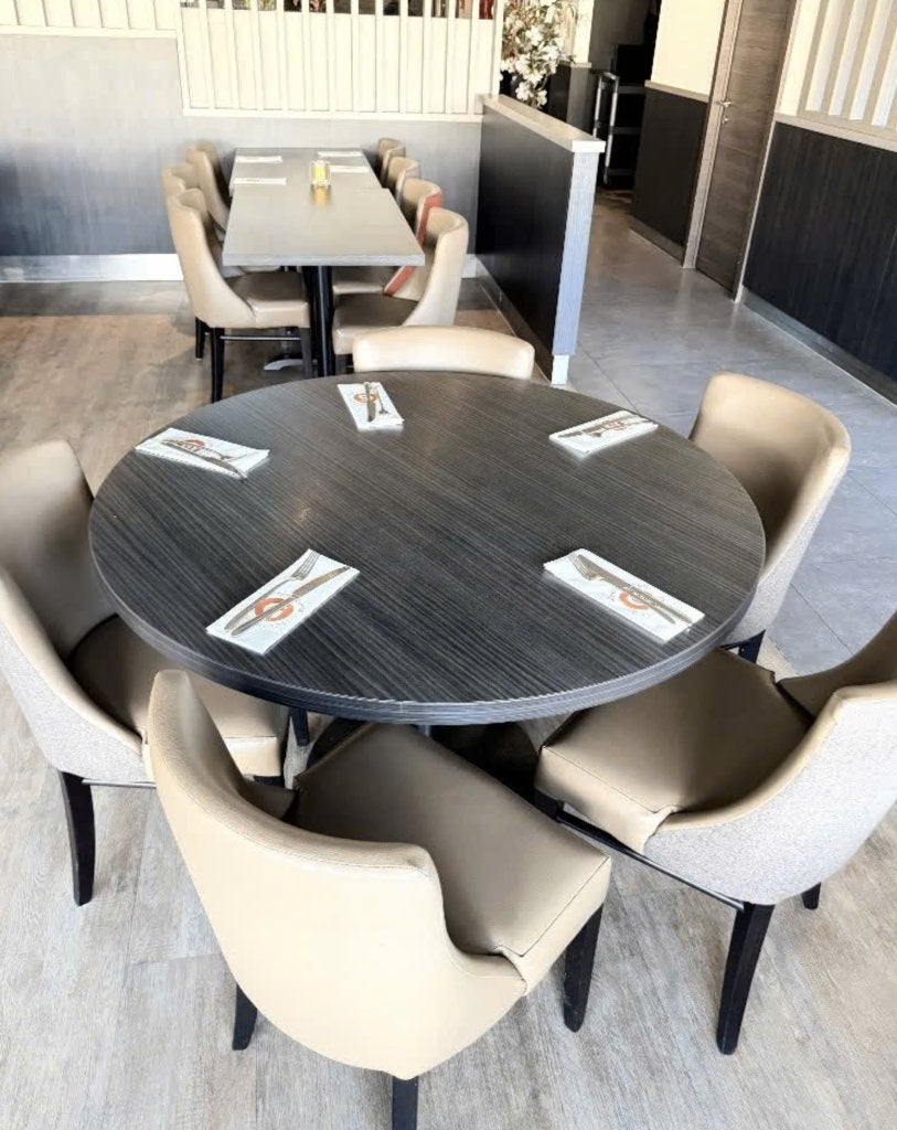 Restauranttafels te koop – Verschillende afmetingen, 100 à 150 cm, Cinq personnes ou plus, Rond, 100 à 150 cm