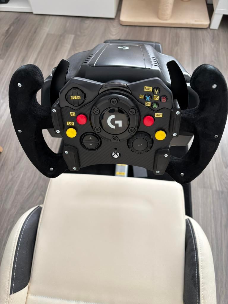 Playseat Evolution Wit + Logitech G923 + shifter, Computers en Software, Ophalen, Zo goed als nieuw