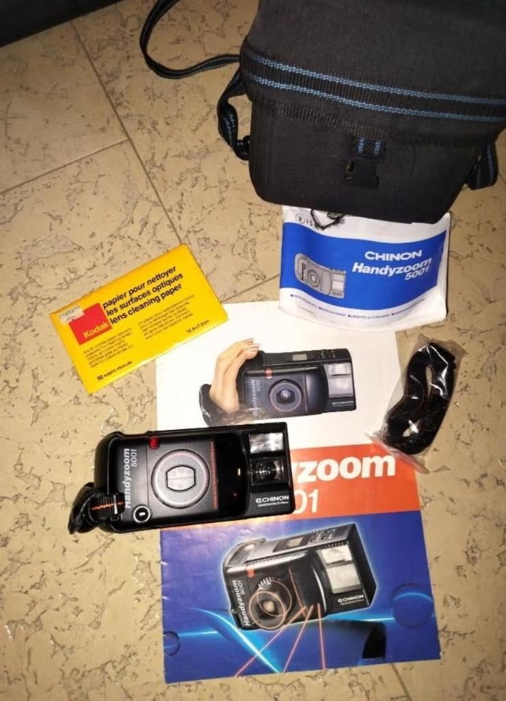 ⬇️⚡NU KOOPJES Chinon Handyzoom 5001 – Complete set, Audio, Tv en Foto, Fotocamera's Analoog, Kodak, Ophalen