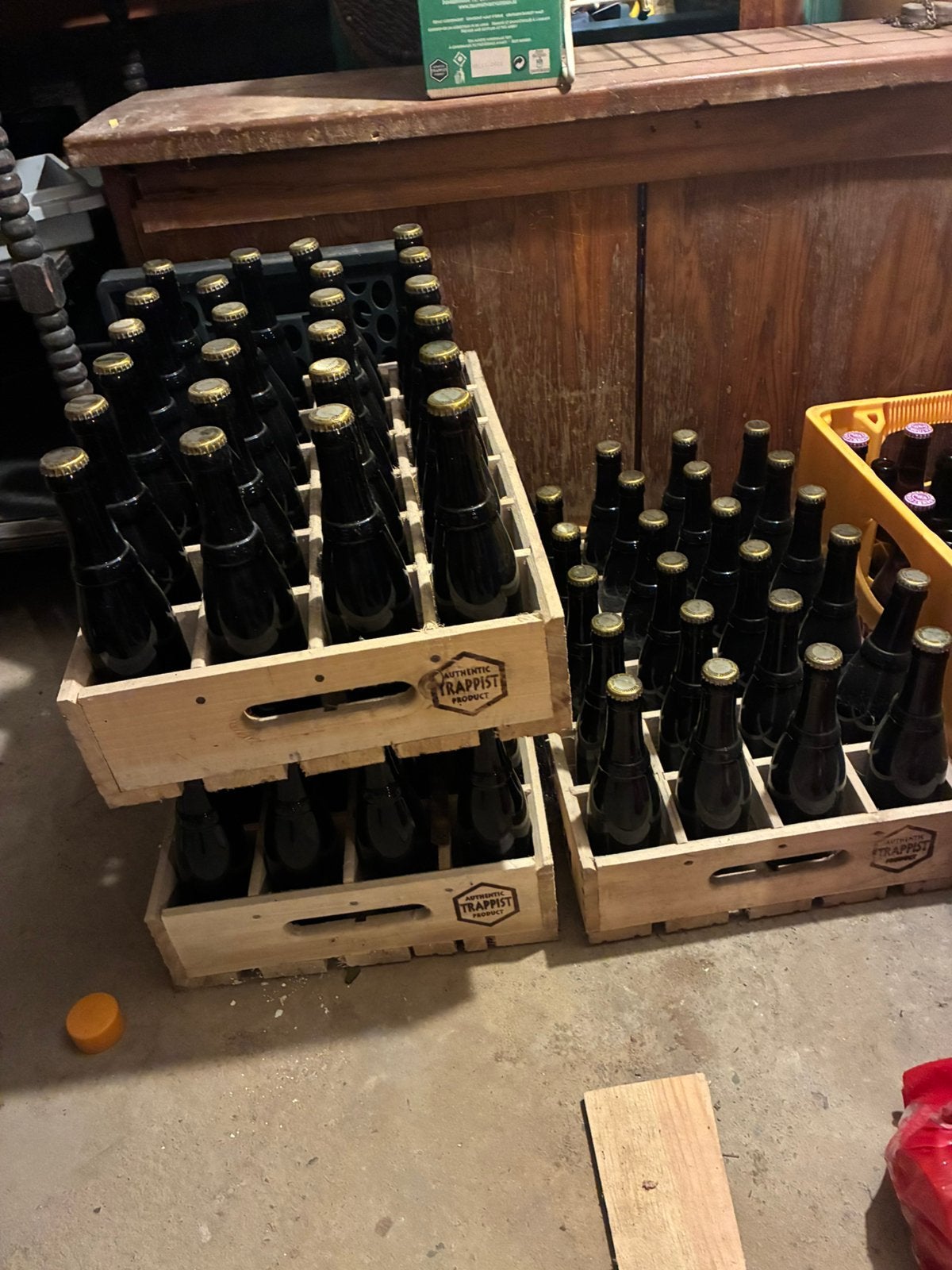 Bière Trappiste Westvleteren brune 12 degrés, Ophalen, Zo goed als nieuw, Flesje(s)