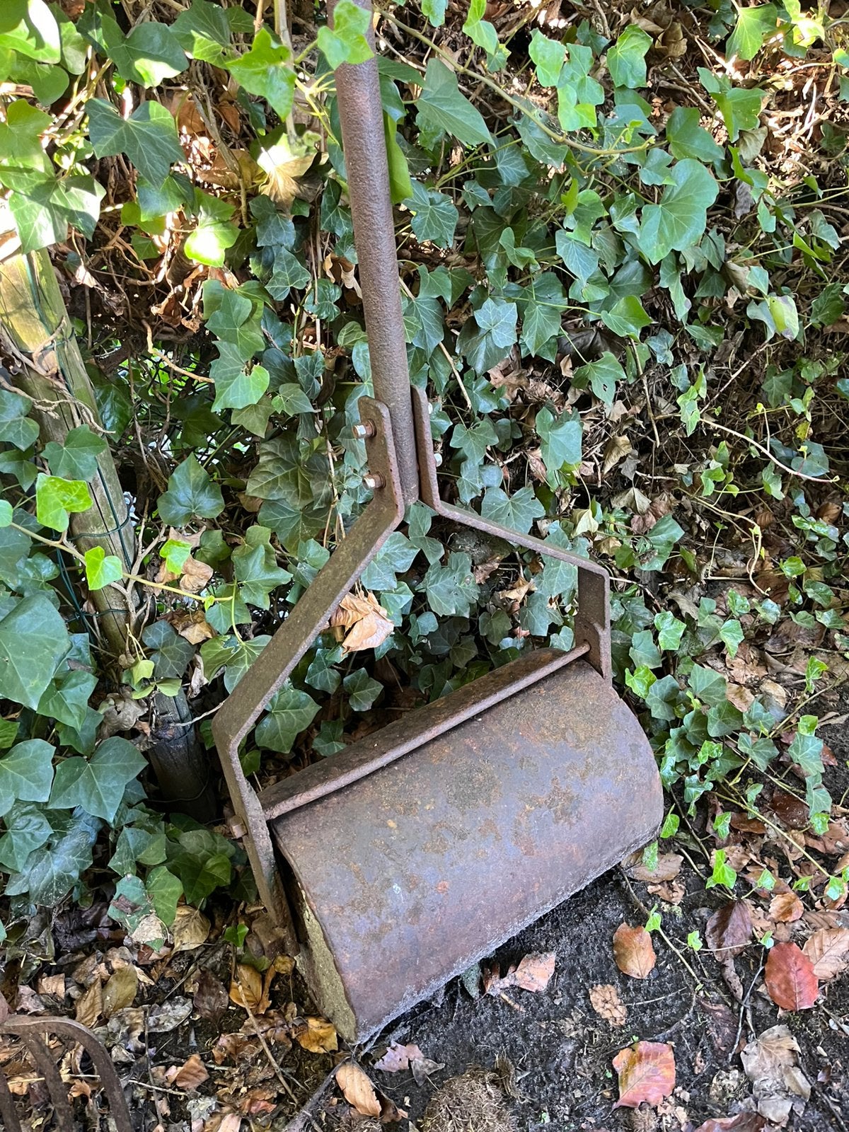 Antieke zware gazonwals / tuinwals – 1,75 meter lang, Ophalen, Gebruikt