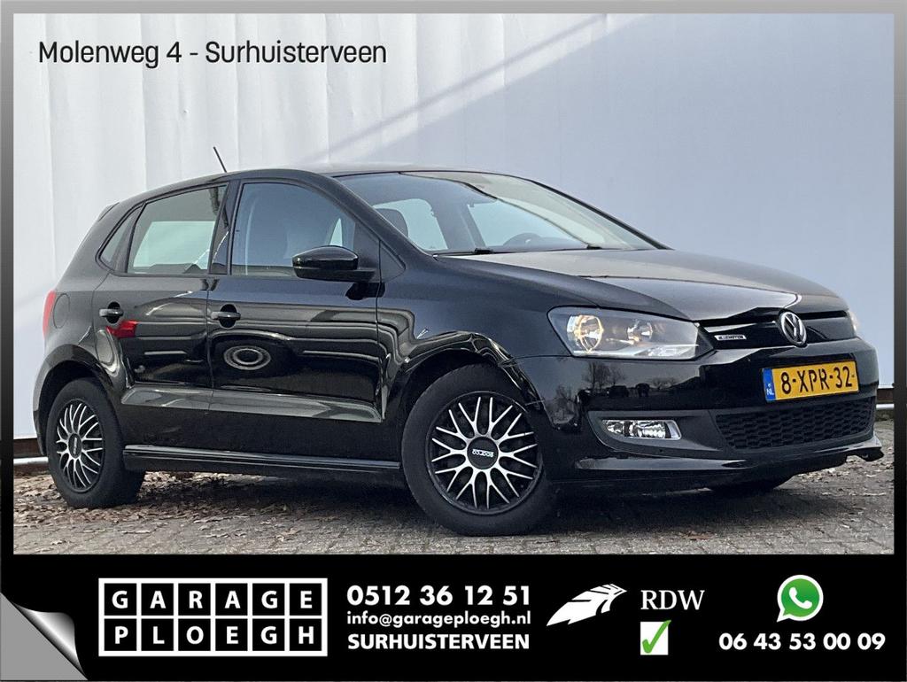 Volkswagen Polo 1.4 TDI BlueMotion Navi Airco Cruise 5 Deurs, Autos, Volkswagen, Entreprise, Polo, ABS, Phares directionnels, Airbags