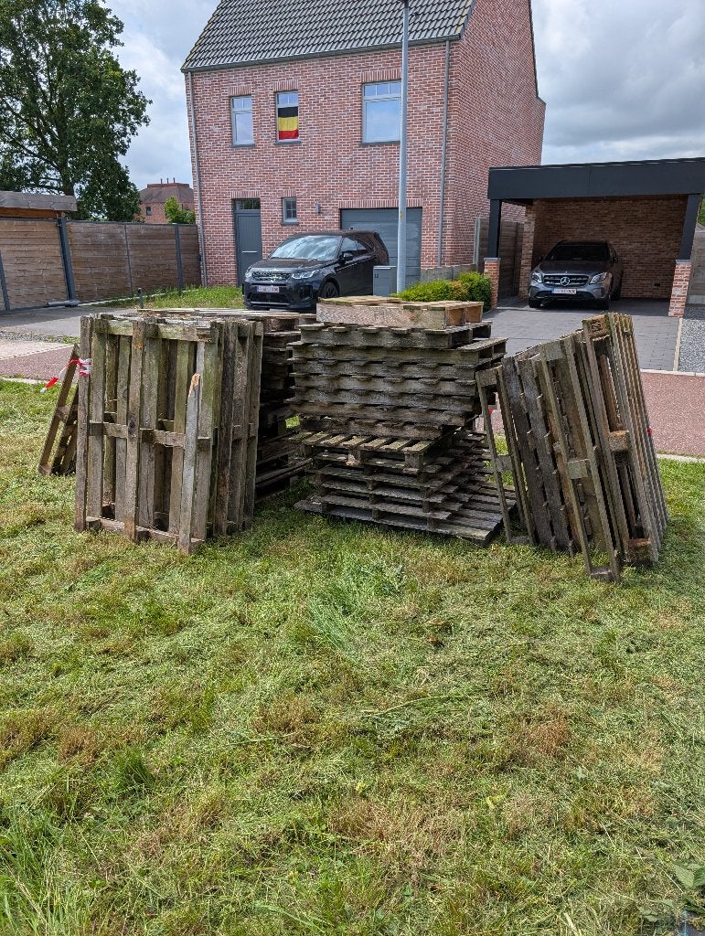 gratis houten palletten (eerst=eerst), Tuin en Terras, Brandhout, Ophalen