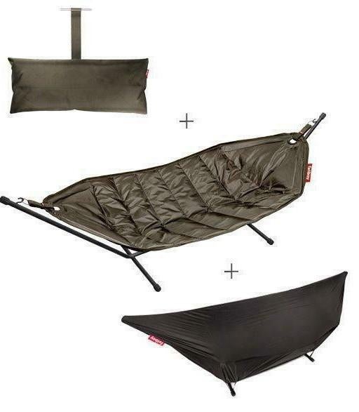 Hangmat deluxe kleur taupe nieuwe, Ophalen, Nieuw