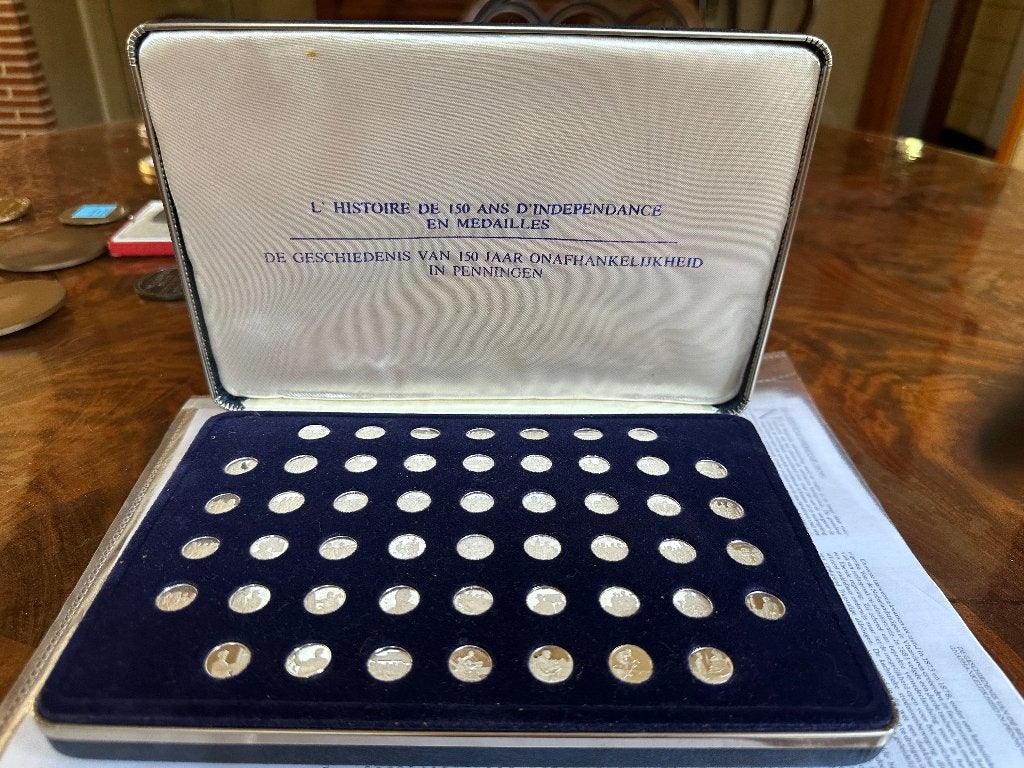 Zilveren penningen, Postzegels en Munten, Ophalen of Verzenden, Zilver