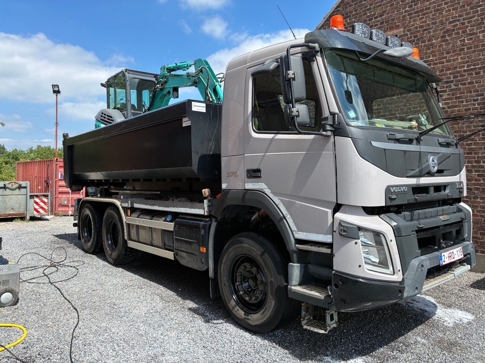 Volvo fmx d11 370 pk container vrachtwagen, Auto's, Vrachtwagens, Particulier, Volvo, Diesel, Euro 6, 2 deurs, Automaat, Zilver of Grijs