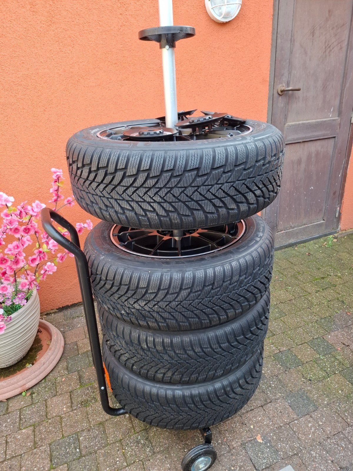 MG3 PETLAS 195/55 R16 87H, met velgen, ongebruikt, + rek, Ophalen, Nieuw