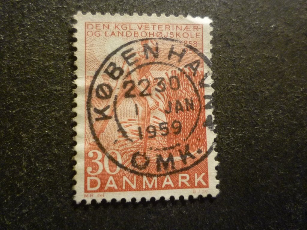 Denemarken/Danemark 1958 Mi 369(o) Gestempeld/Oblitéré, Timbres & Monnaies, Timbres | Europe | Scandinavie, Envoi, Danemark