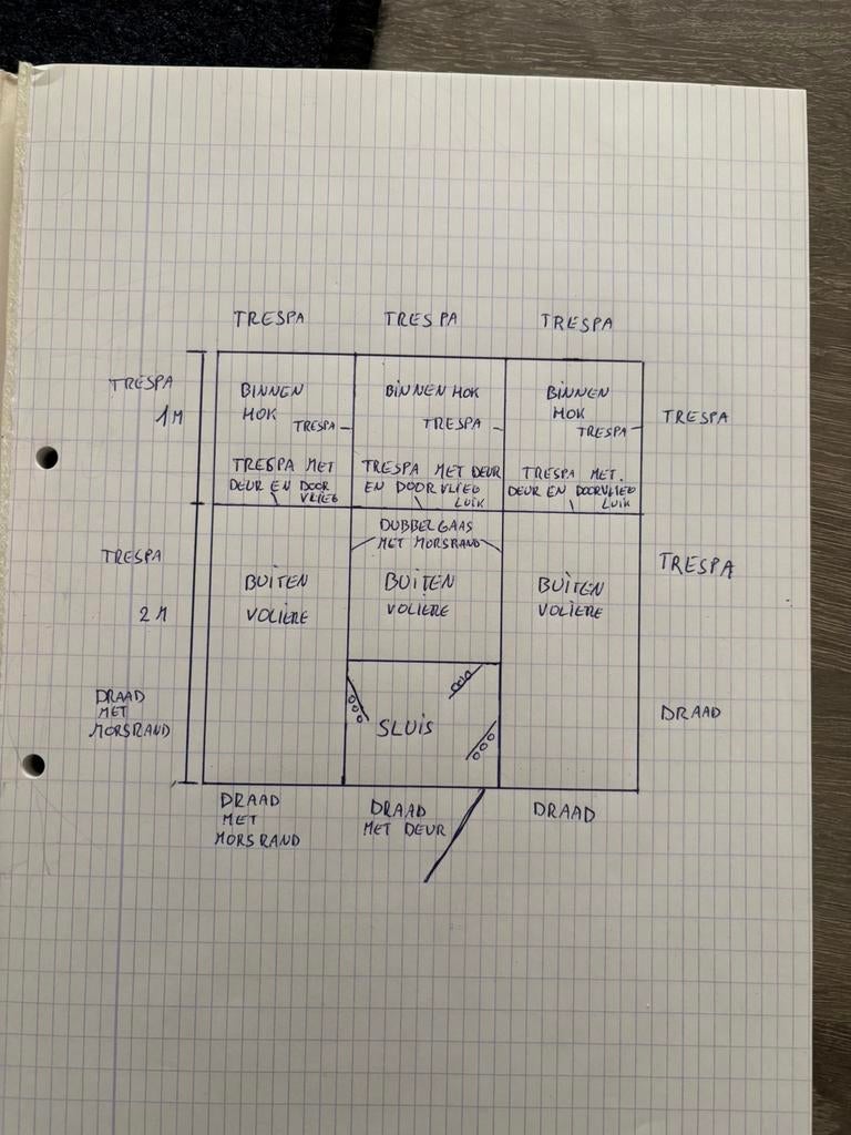 Aluminim voliere, Ophalen, Zo goed als nieuw, Aluminium, Volière