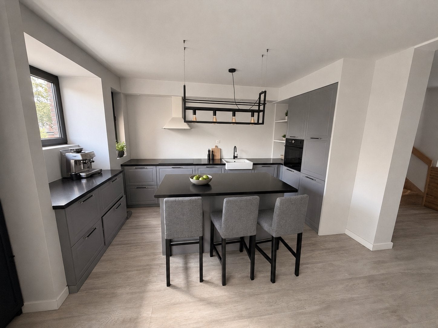 Ikea grijs keuken, Huis en Inrichting, Keuken | Complete keukens, Ophalen, Overige materialen, Enkelwandige keuken, Greeploos