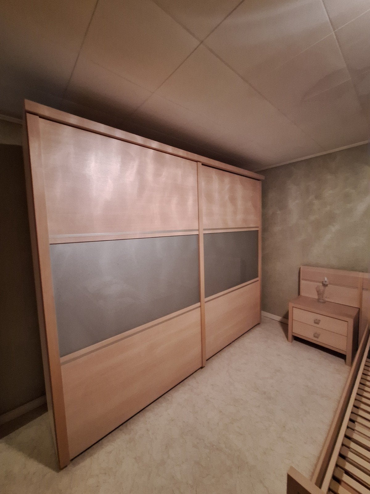 Slaapkamer in goede ,gebruikte staat., Huis en Inrichting, Ophalen, Zo goed als nieuw, Tweepersoons, Modern