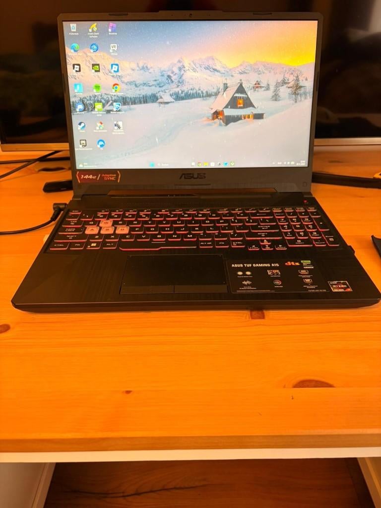 Asus tuf A15 rtx 3050 ryzen 7 7435HS 144hz (weinig gebruikt), Met videokaart, ASUS, Nieuw, AMD Ryzen 7 7435HS
