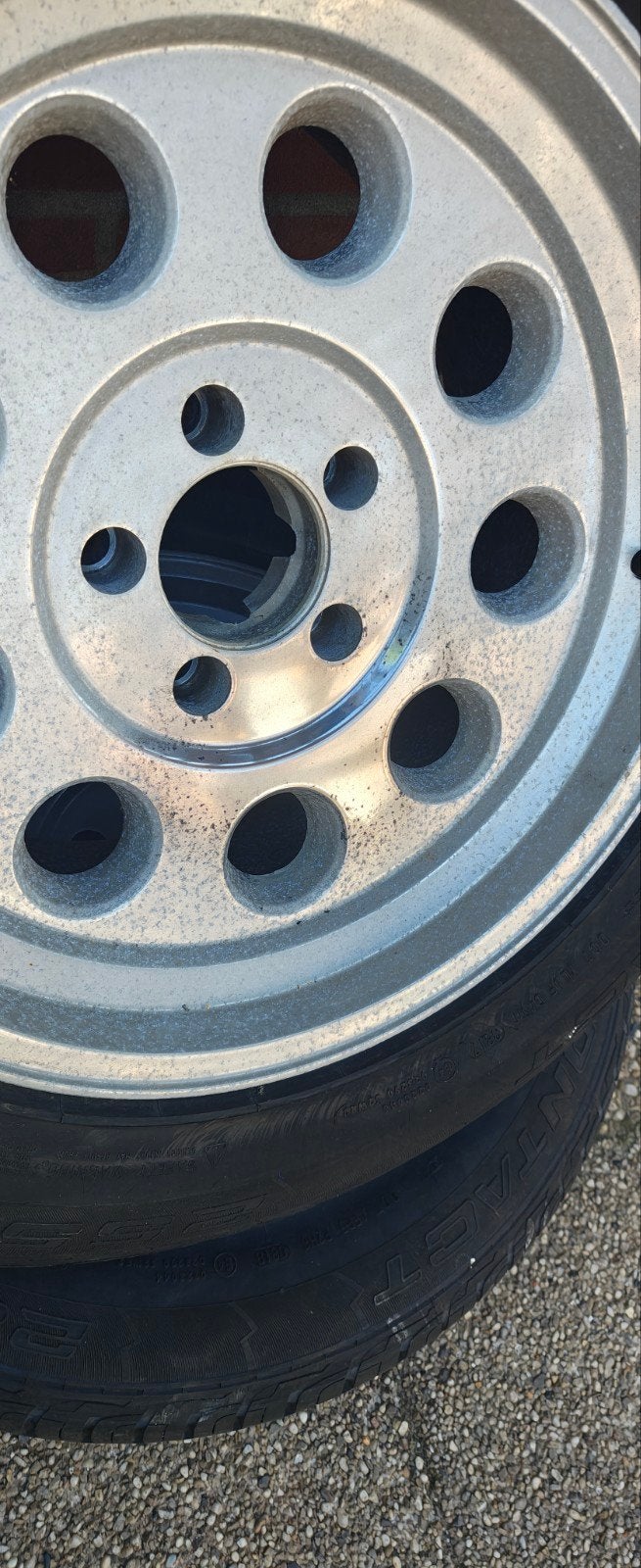 Chevrolet grote steek 5x5 zgan banden continental, Ophalen