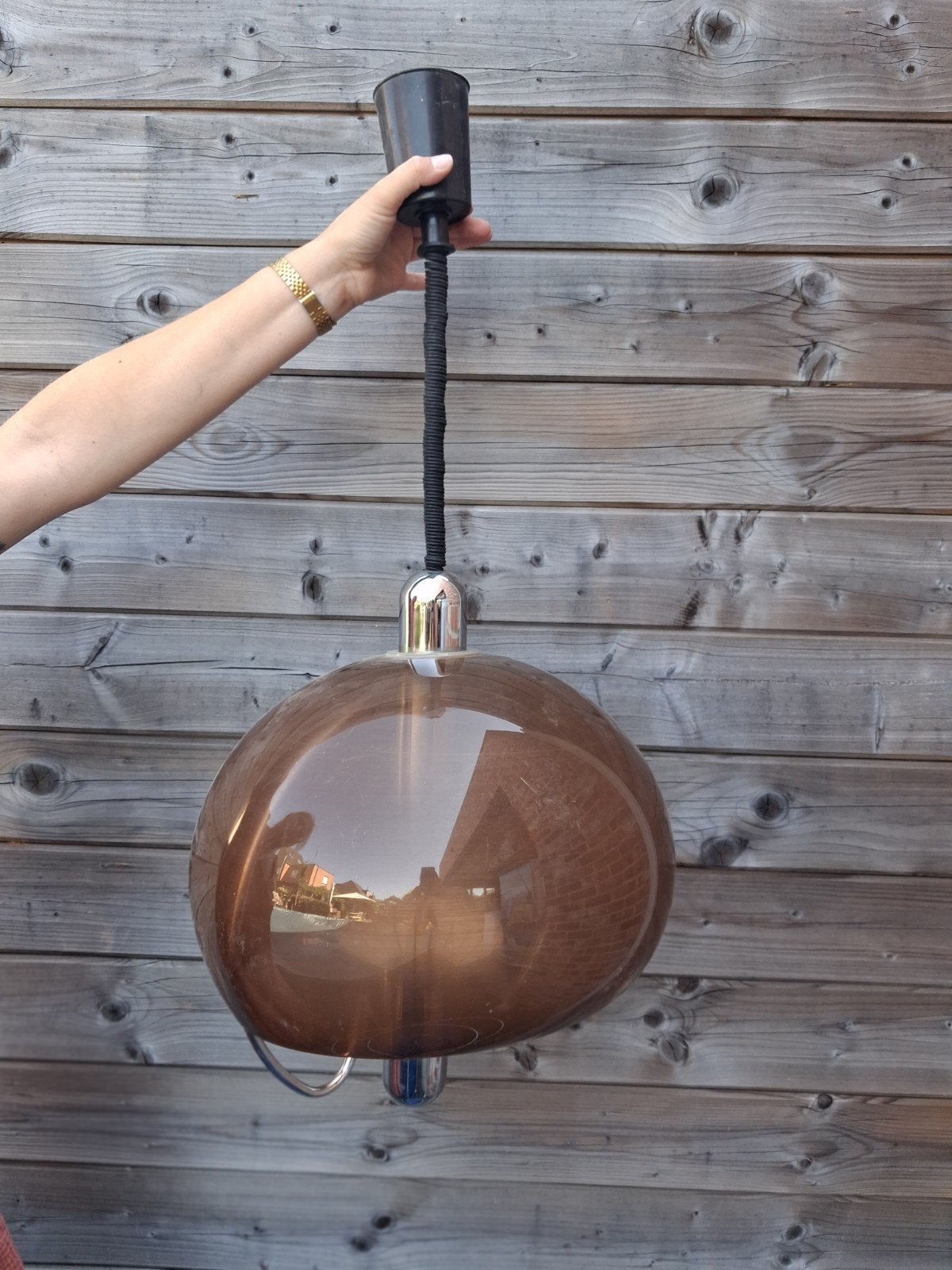 retro en vintage lamp jaren 70, Ophalen of Verzenden