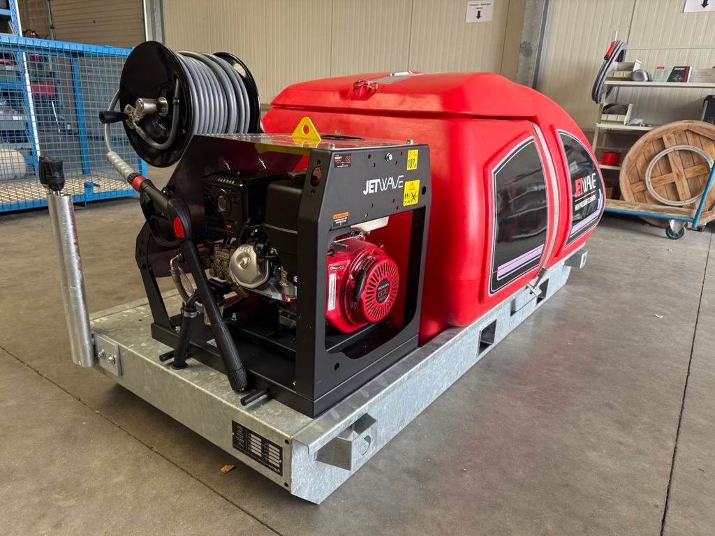 Benzine hogedrukreiniger skid nieuw! Jetwave raptor!, Tuin en Terras, Ophalen, Zo goed als nieuw, Benzine