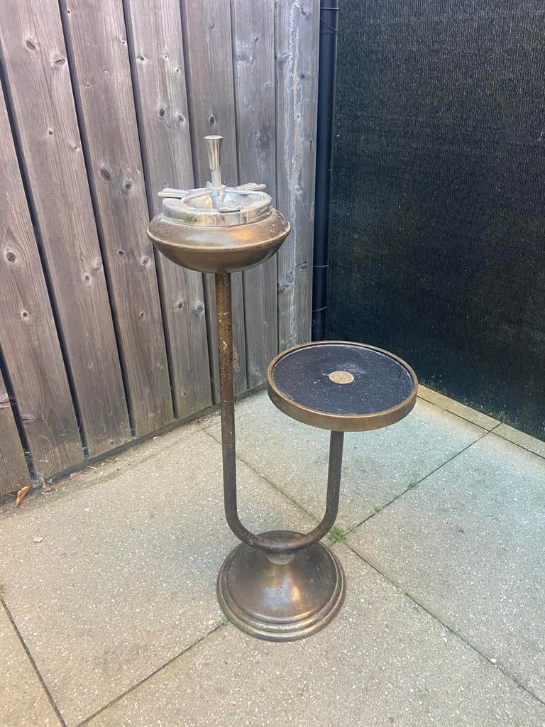 Vintage staande asbak met tafeltje (jaren 60), Ophalen of Verzenden, Huis en Inrichting