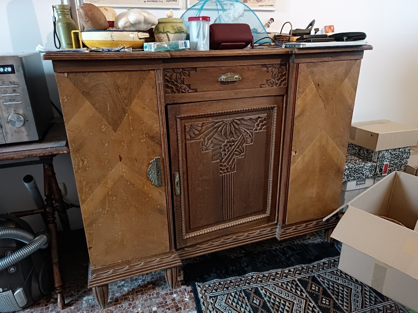 Art deco-buffet, Antiek en Kunst, Antiek | Meubels | Kasten, Ophalen