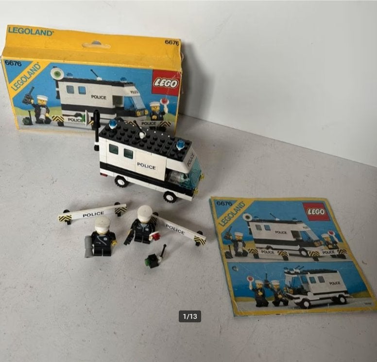 Lego Legoland - Mobile Command Unit - 6676, Gebruikt, Inclusief instructies, Lego, Ophalen of Verzenden