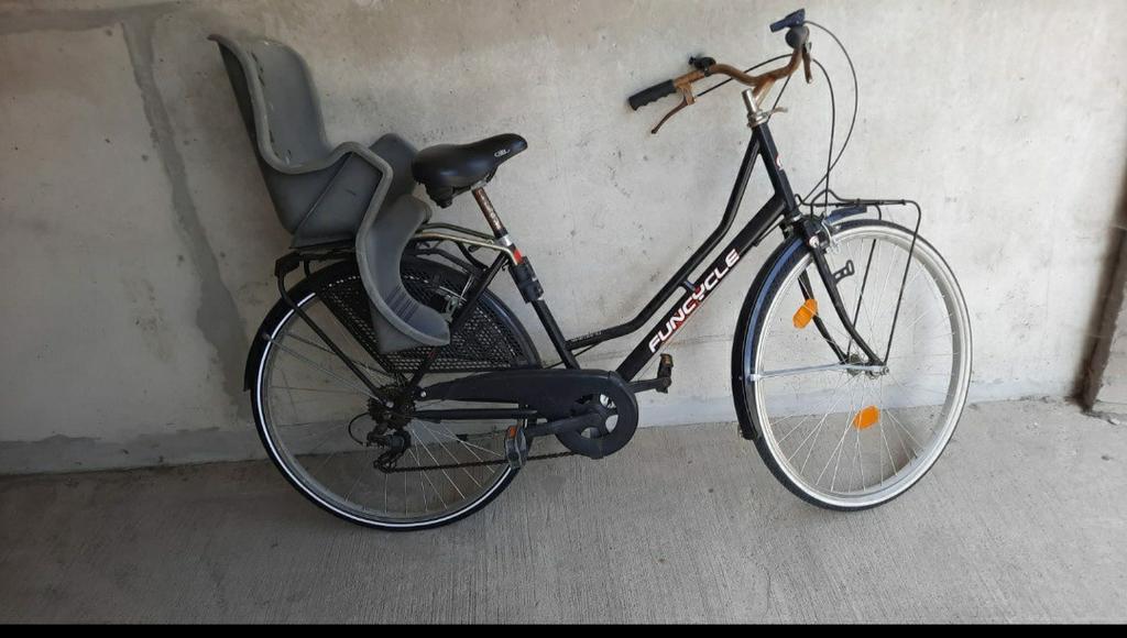 Damesfiets met zitje, Fietsen en Brommers, Ophalen