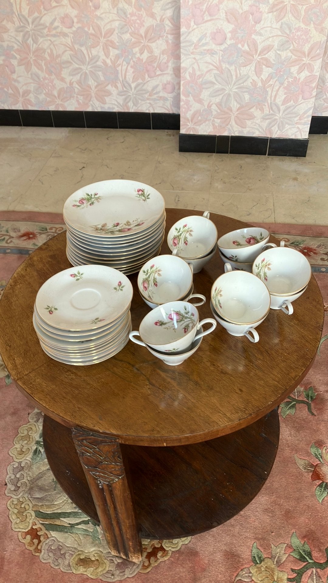 Koffieservies Bavaria, Ophalen