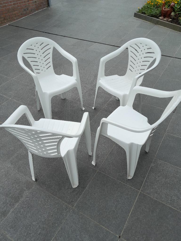 tuinstoelen, Enlèvement, Comme neuf, Synthétique
