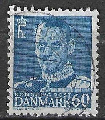 Danemark 1948/1953 - Yvert 329A - Roi Frédéric IX (ST), Timbres & Monnaies, Envoi, Danemark, Affranchi