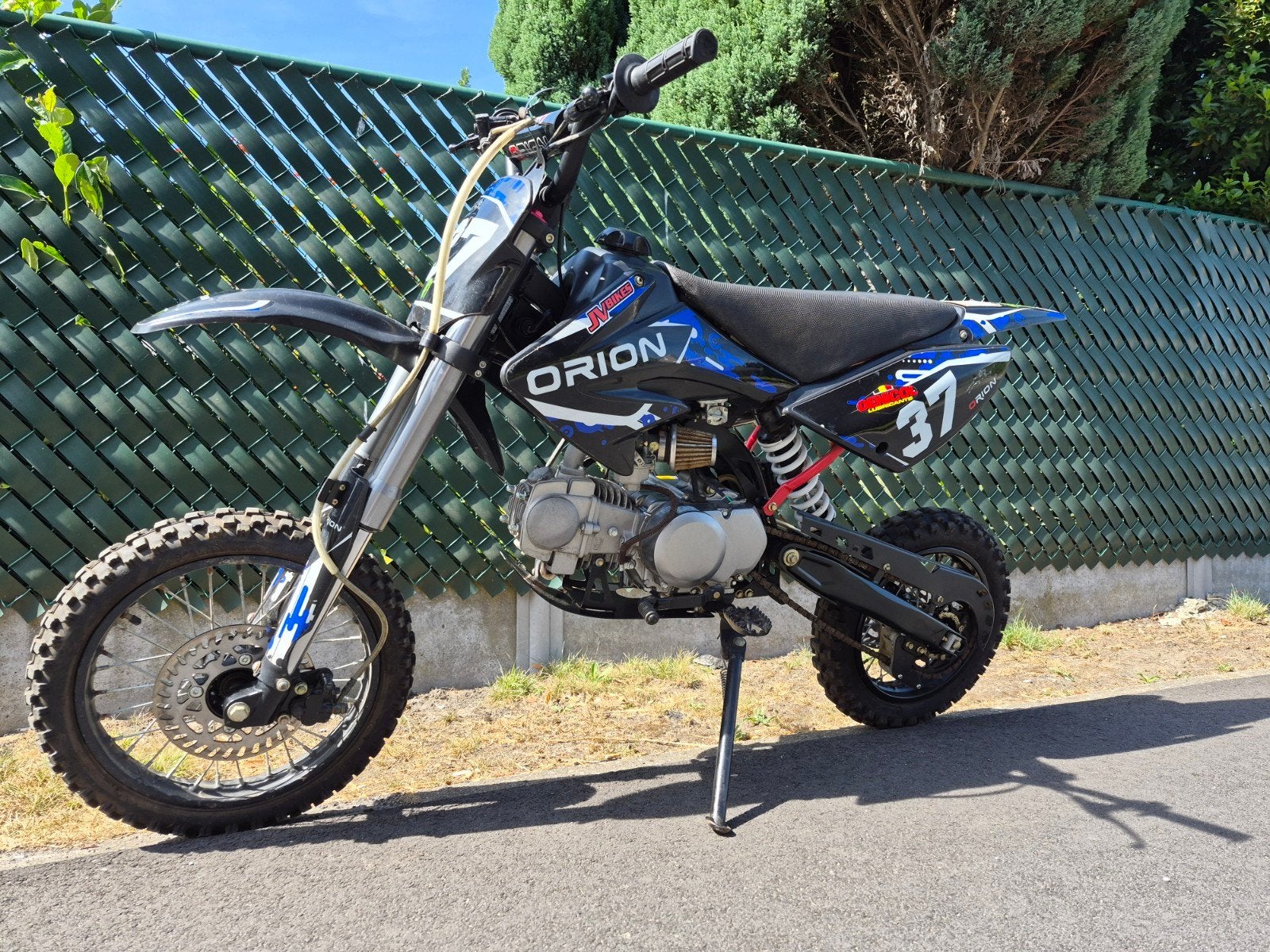 Dirtbike 125cc met sleutels, Ophalen, Zo goed als nieuw, 4 versnellingen, 125 cc