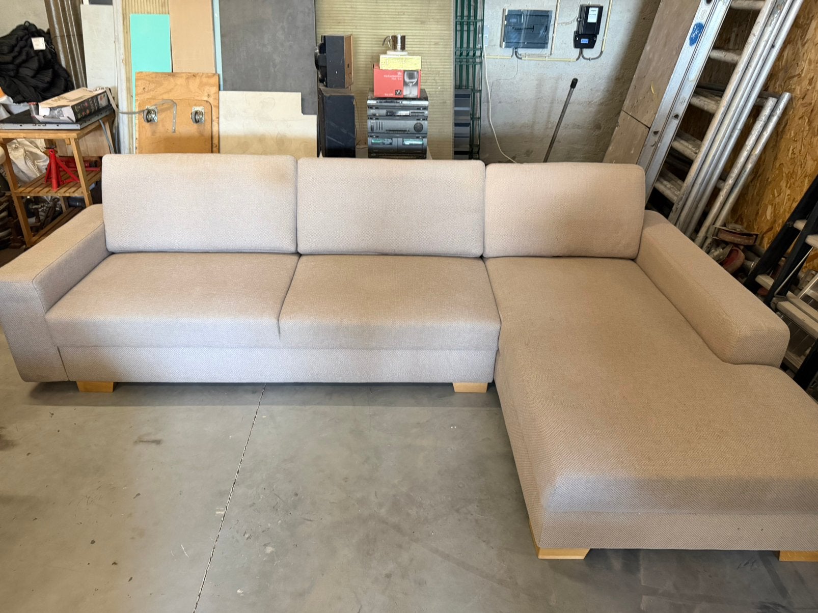 IKEA SÖRVALLEN hoekzetel met chaise longue, nieuwprijs€1.499, 250 à 300 cm, Quatre personnes ou plus, Enlèvement, Utilisé