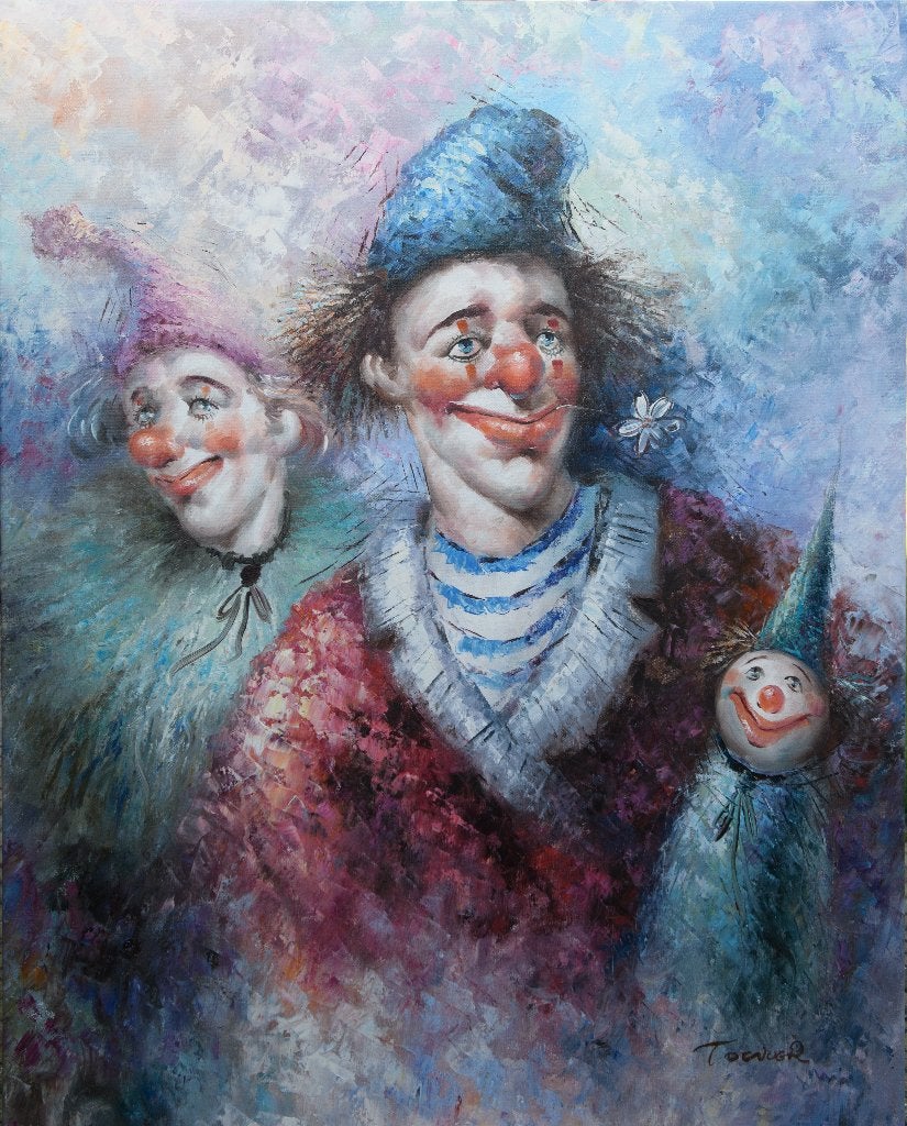 schilderij, Antiek en Kunst, Ophalen, Doek, Portret of Personen, Olieverf