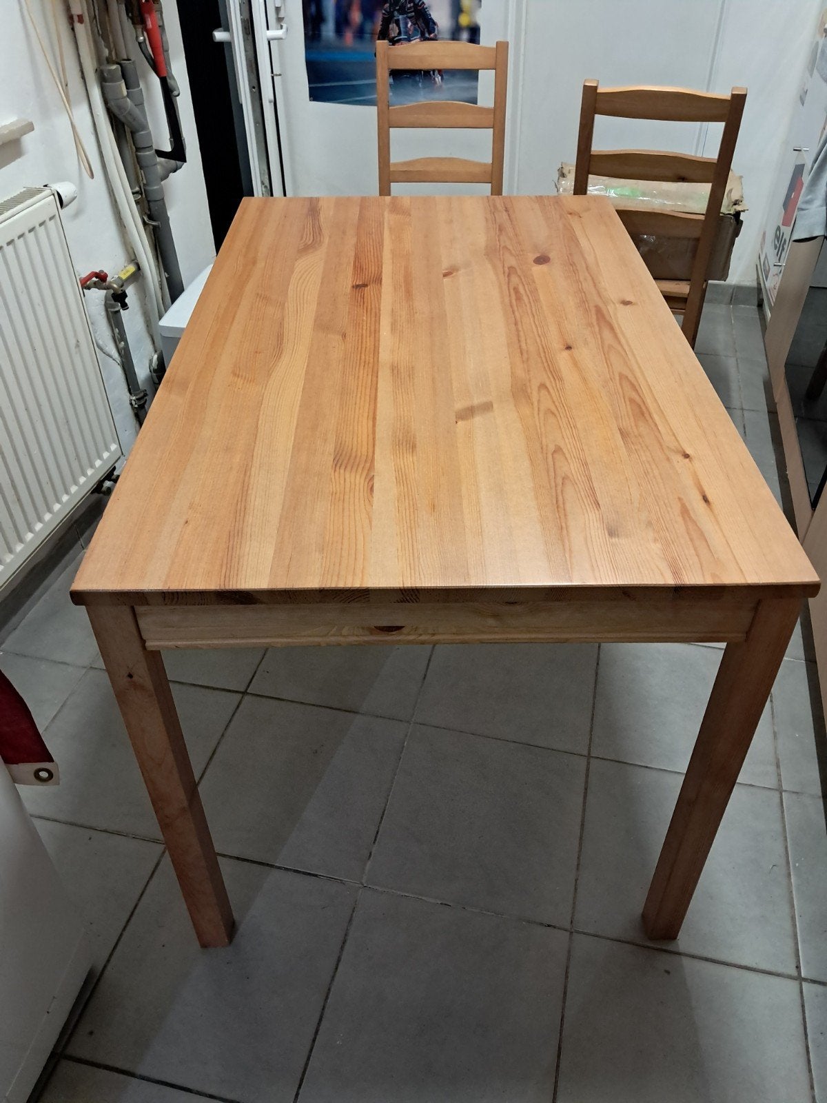 Table et chaises en bois, Maison & Meubles, Enlèvement, Comme neuf