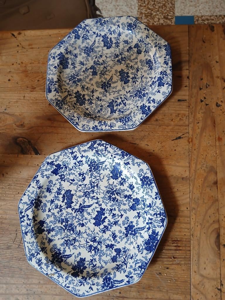 Assiettes vieux Nimy., Antiquités & Art, Enlèvement