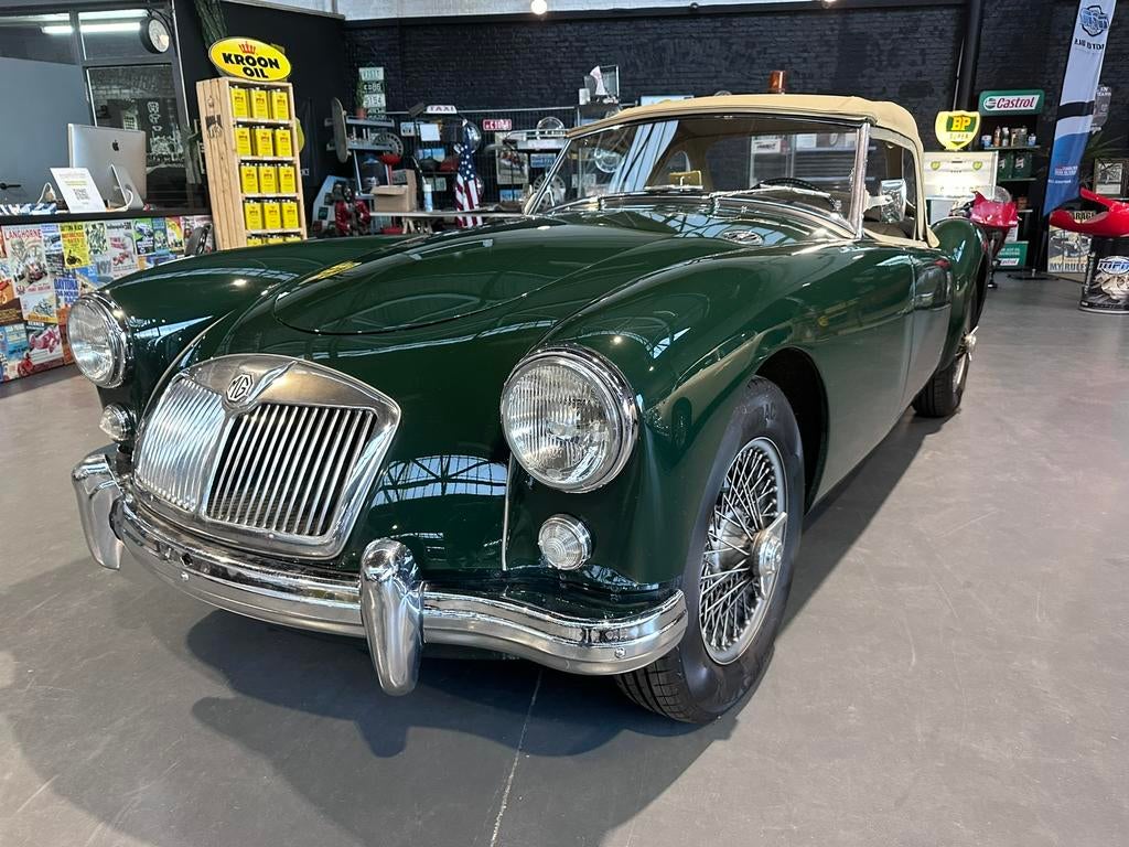 MGA 1600 - 1958 - Gerestaureerd - startklaar, Autos, Oldtimers & Ancêtres, Cuir, Beige, Entreprise, Boîte manuelle