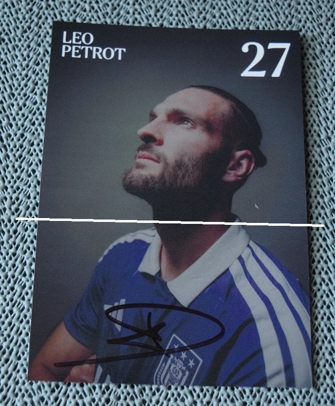 RSC Anderlecht / Gehandtekende foto / Leo Petrot, Verzamelen, Verzenden, Nieuw, Spelerskaart