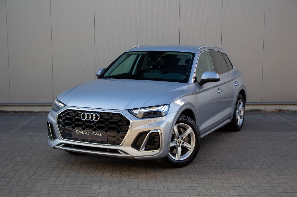 Audi Q5 2.0 TDi / 2022 / 138.000km / S-Line, 4 cilinders, Q5, Bedrijf, Dealer onderhouden