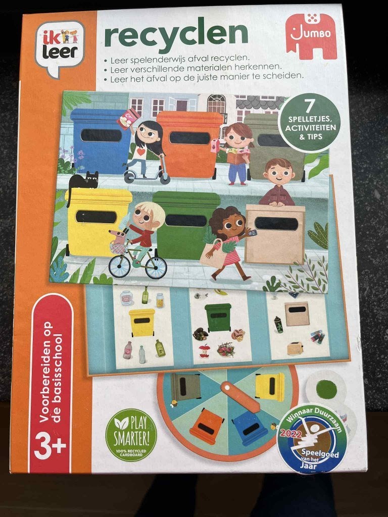 JUMBO ik leer recycleren, Kinderen en Baby's, Ophalen, Zo goed als nieuw, Puzzelen