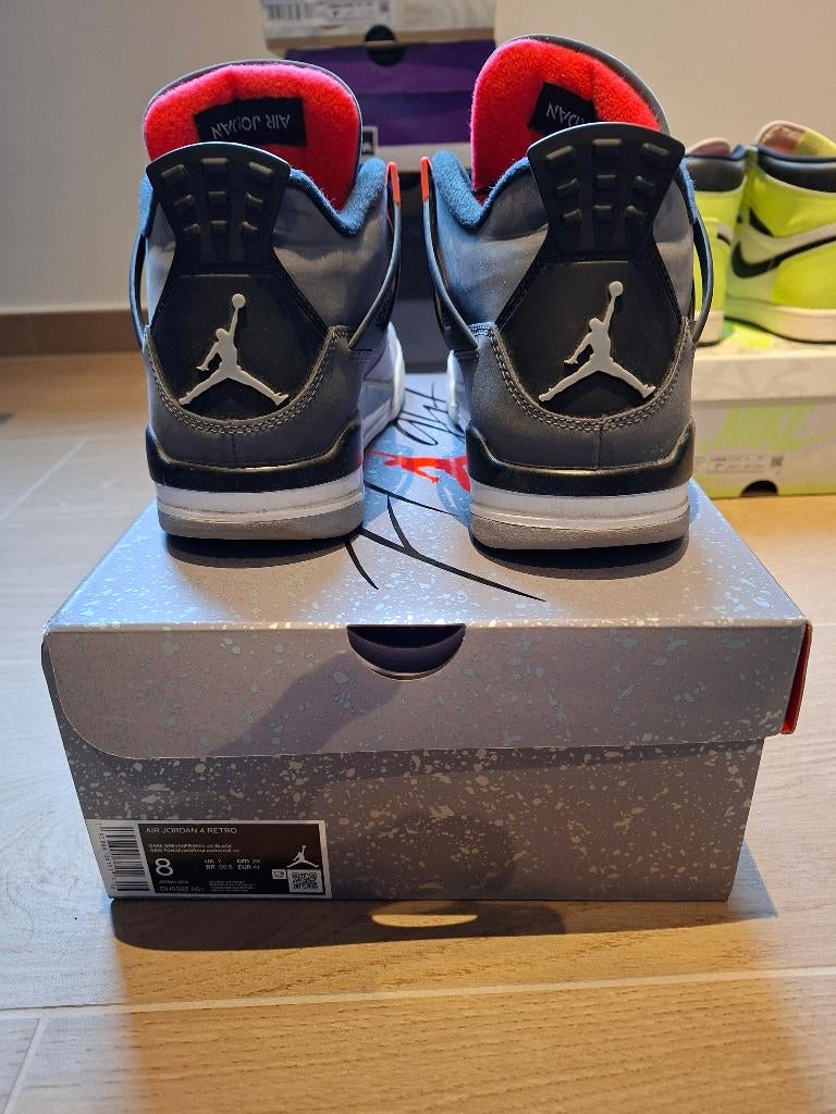 Air Jordan 4 - Maat 41 - DH6927-061 - Retro Infrared, Kleding | Heren, Schoenen, Ophalen, Overige kleuren, Sneakers, Gedragen