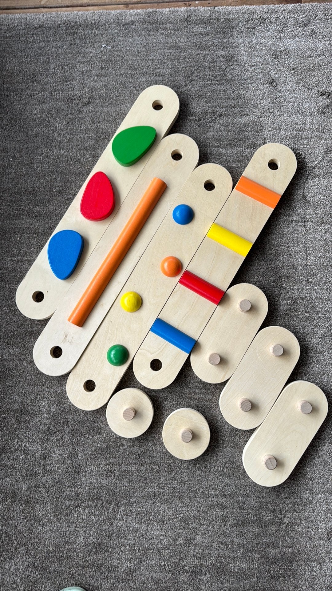 Leuk houten parcours voor kinderen, Kinderen en Baby's, Ophalen, Zo goed als nieuw