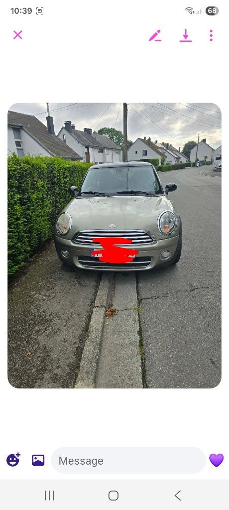 Mini, Alarme, Boîte manuelle, Autres couleurs, Noir