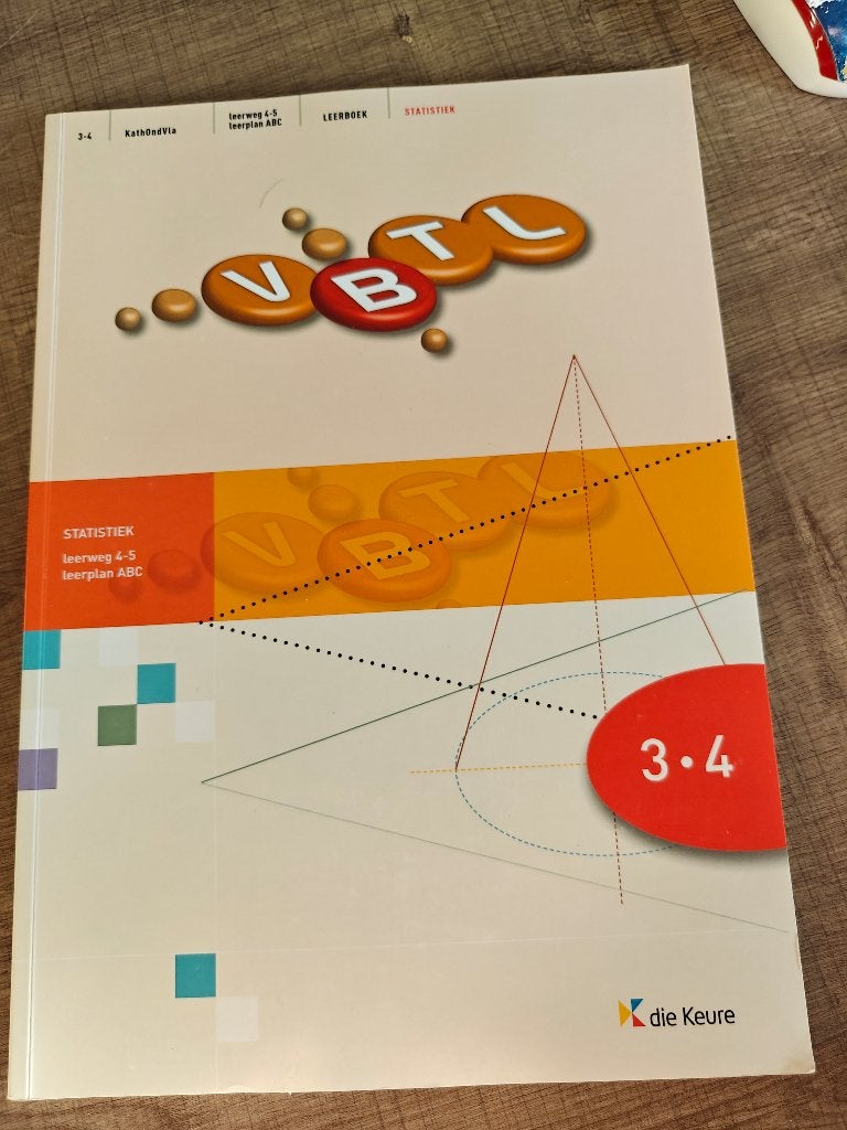VBTL 3.4 Statistiek, ASO, Wiskunde A, Ophalen of Verzenden, Nieuw