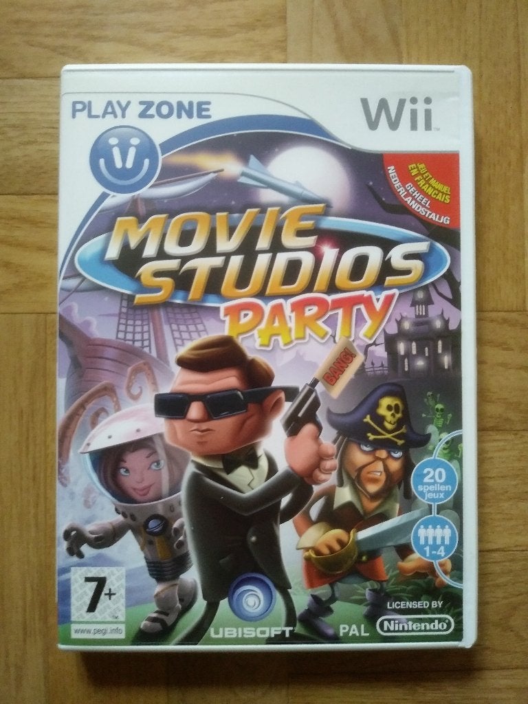 Movies Studio's Party, spel voor Wii of Wii U, Games en Spelcomputers, Avontuur en Actie, Ophalen of Verzenden, Zo goed als nieuw