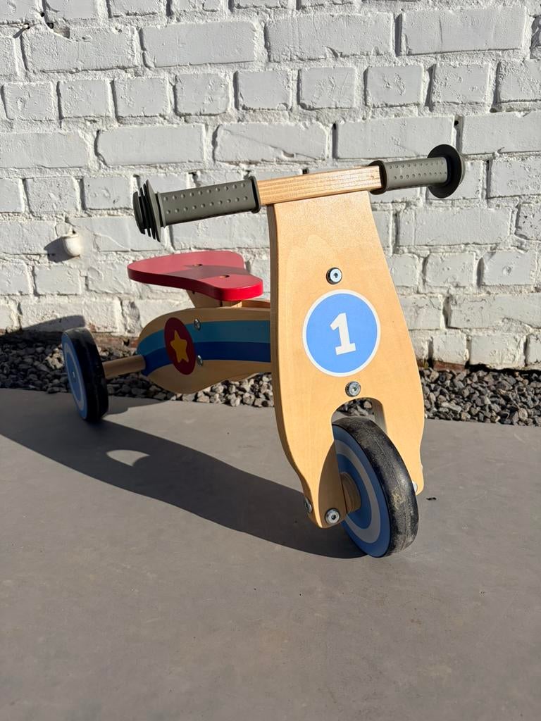 Houten driewieler peuter, Ophalen, Gebruikt