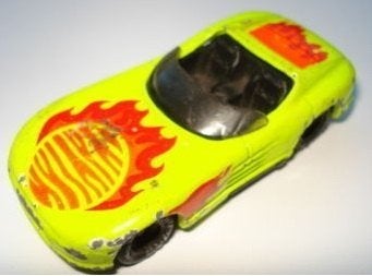 Dodge Viper Sunburner Chrysler Matchbox 1990 1/58 1:58, Hobby & Loisirs créatifs, Voitures miniatures | 1:50, Envoi, Utilisé, Voiture