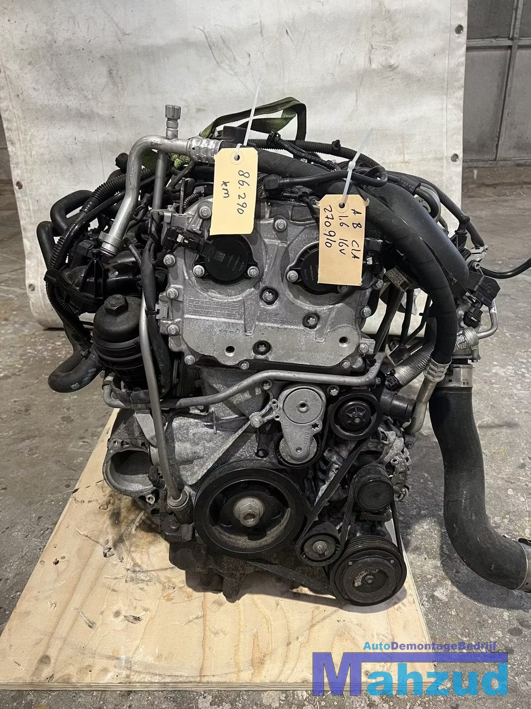 MERCEDES A B GLA CLA 1.6 16V Motorblok motor 270910, Mercedes-Benz AG, Mercedes-Benz, Utilisé, Mercedesstrasse 120
70372  Stuttgart, DE